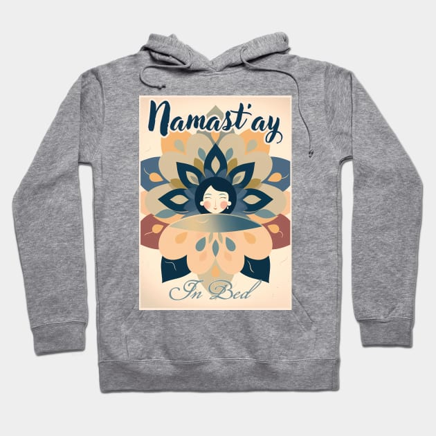 Namast'ay in bed - Mandala Hoodie by Czajnikolandia